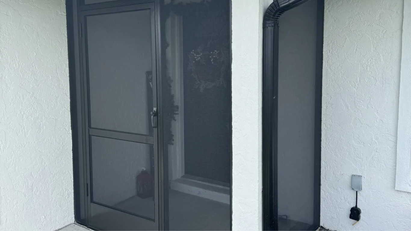 front entryway screening